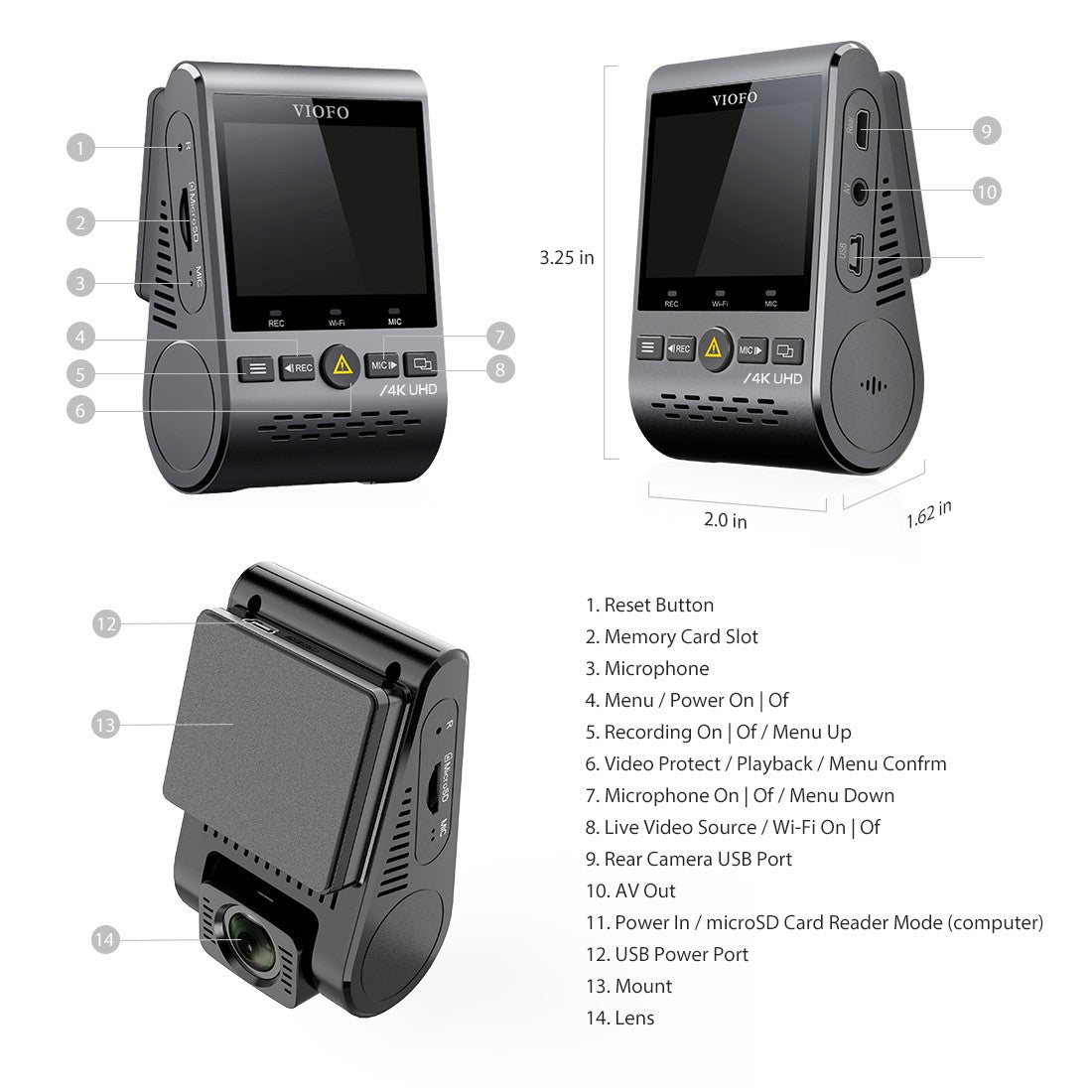 viofo-a129-pro-ultra-4k-wifi-gps-front-dashcam image 4
