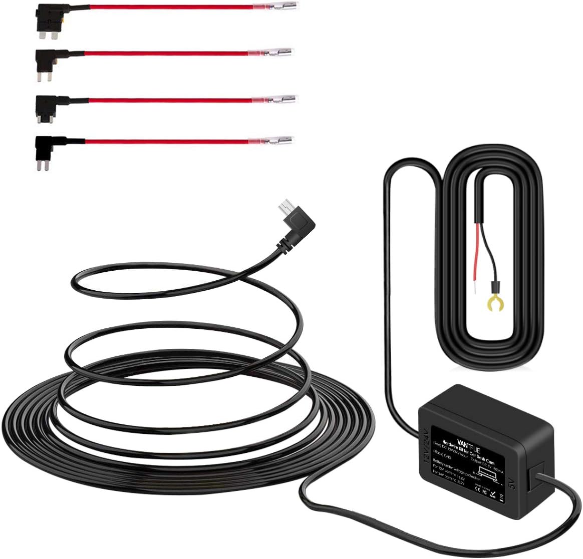 vantrue-11-5ft-acc-hardwire-kit-f-r-12-24v-dauerstrom-kabel-f-r-park-berwachung image 2