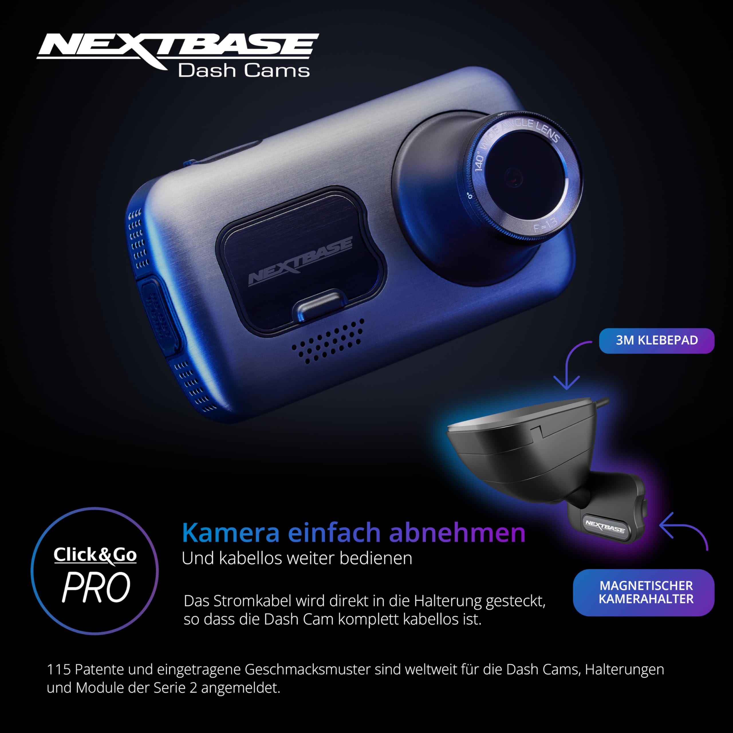 nextbase-422gw-1440p-dashcam-auto-vorne-mit-parkmodus-und-nachtsicht image 3
