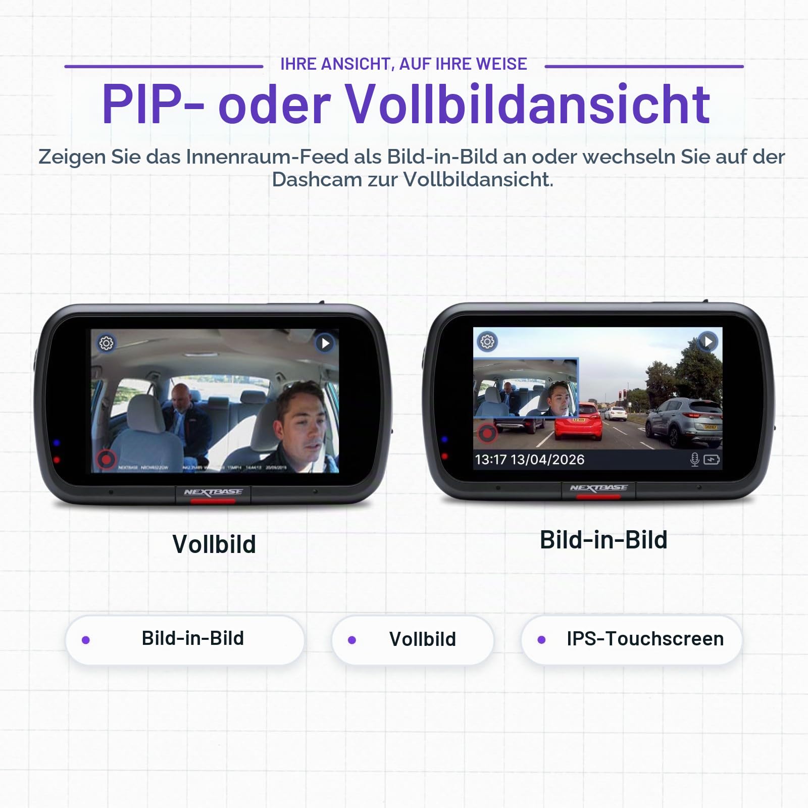 nextbase-serie-2-innenraum-kameramodul-f-r-322gw-dashcam image 7