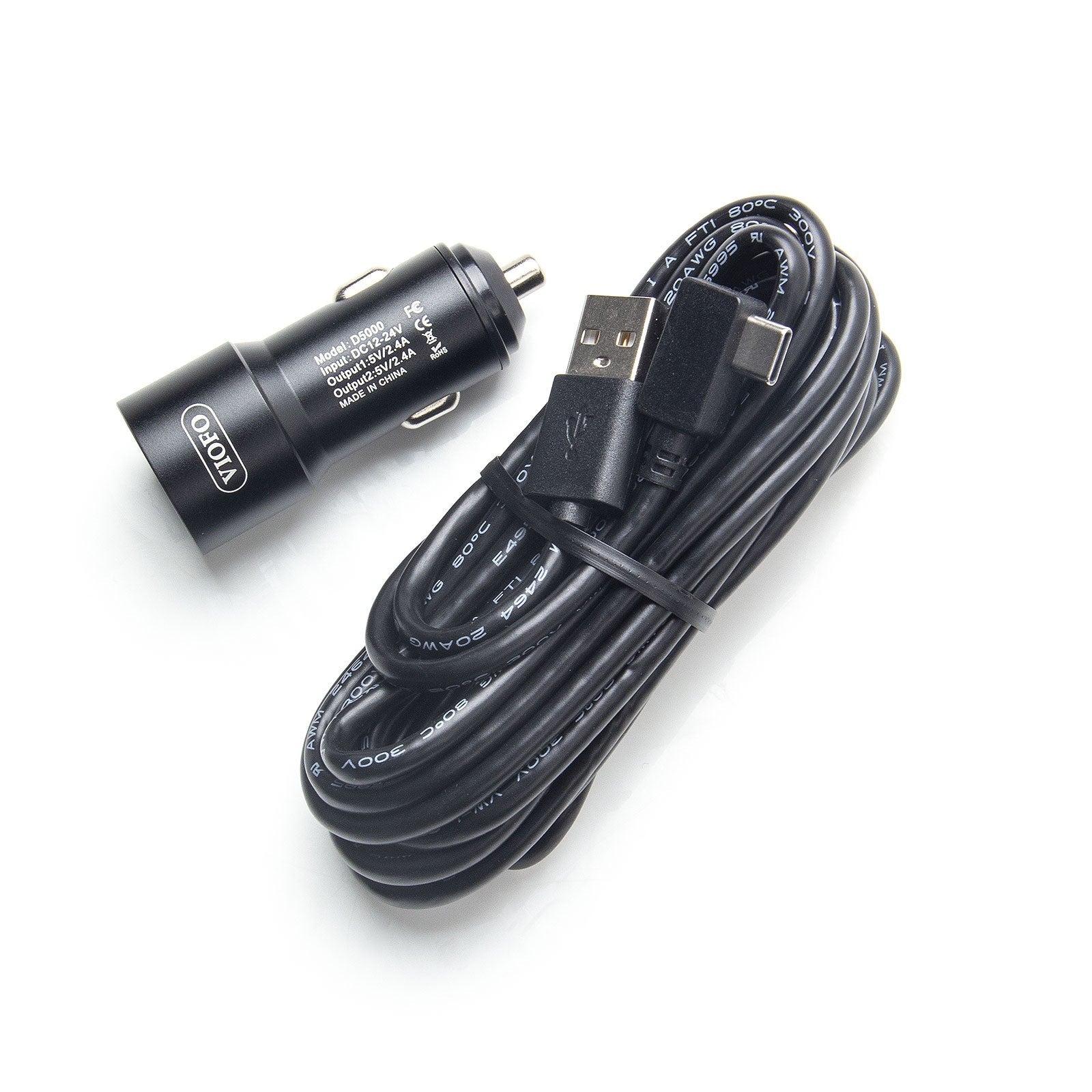viofo-vs1-type-c-dual-usb-autoladeger-t-mit-3-5-m-stromkabel image 4