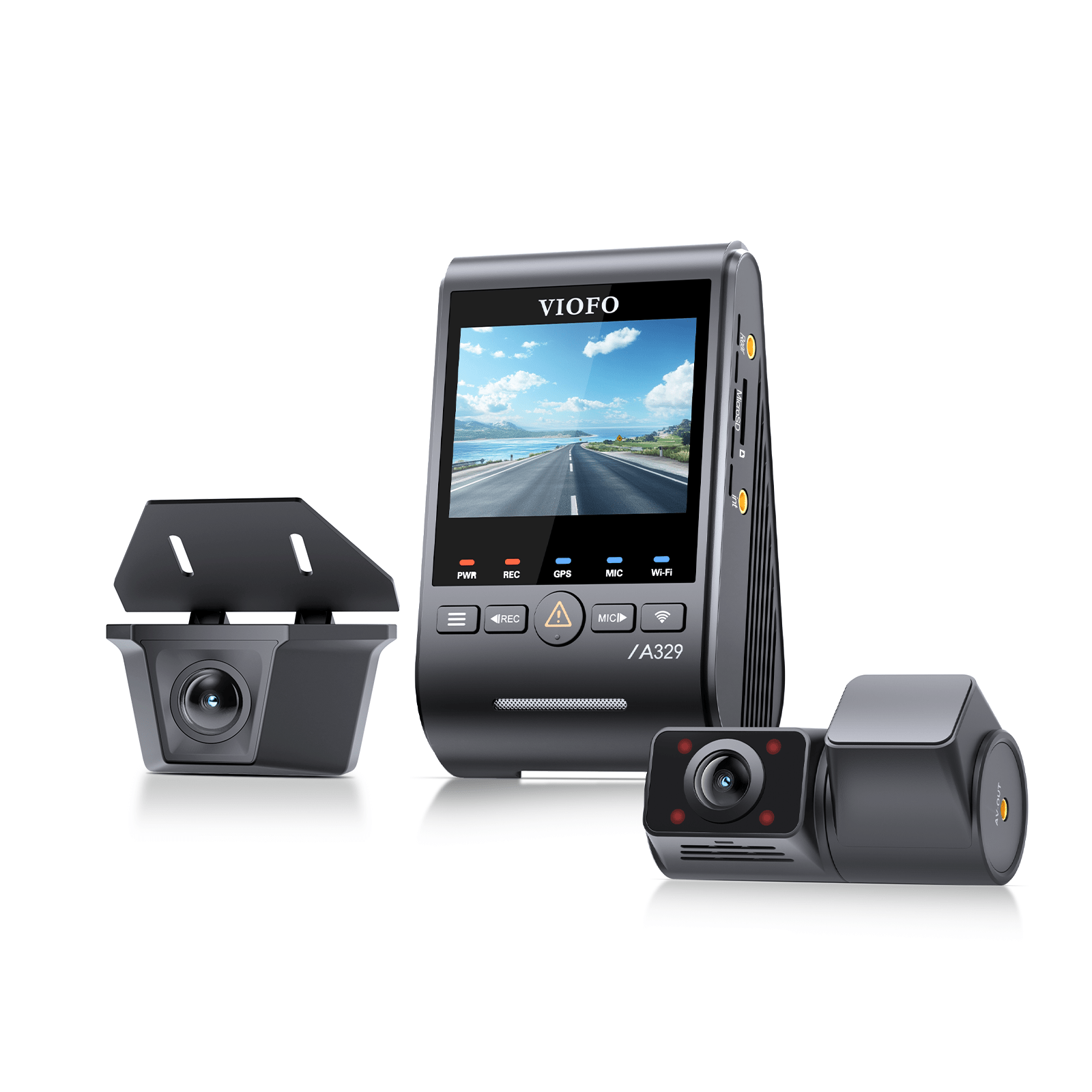 viofo-a329sw-3ch-4k-front-2k-rear-wasserdicht-2k-fisheye-innen-starvis-2-hdr image 2