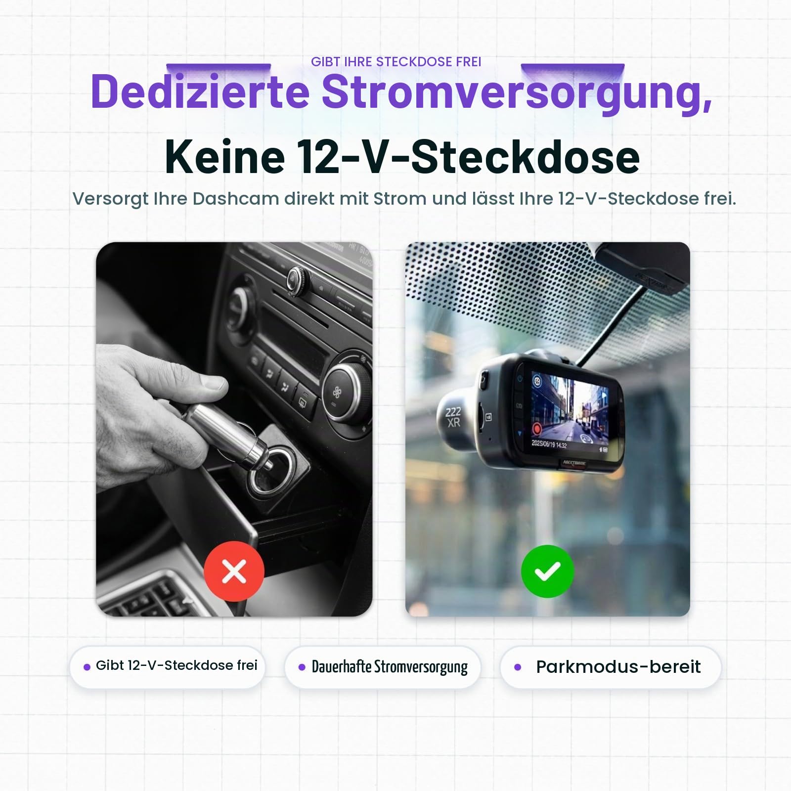 nextbase-obd-hardwire-kit-5m-festverkabelung-f-r-series-2-dashcams-122-222-322gw image 4