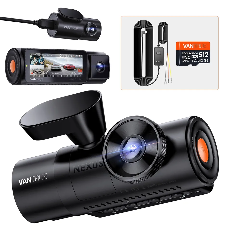 vantrue-n4-pro-3-kanal-dashcam-bundle-mit-vp05-hardwire-kit-512gb-karte-2 image 1