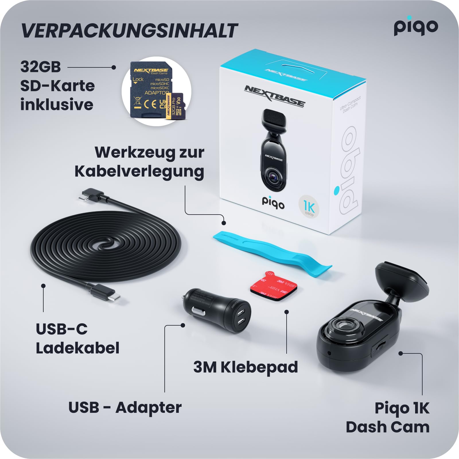 nextbase-piqo-1k-dashcam-vorne-1080p-mit-parkmodus-und-32gb-microsd image 7