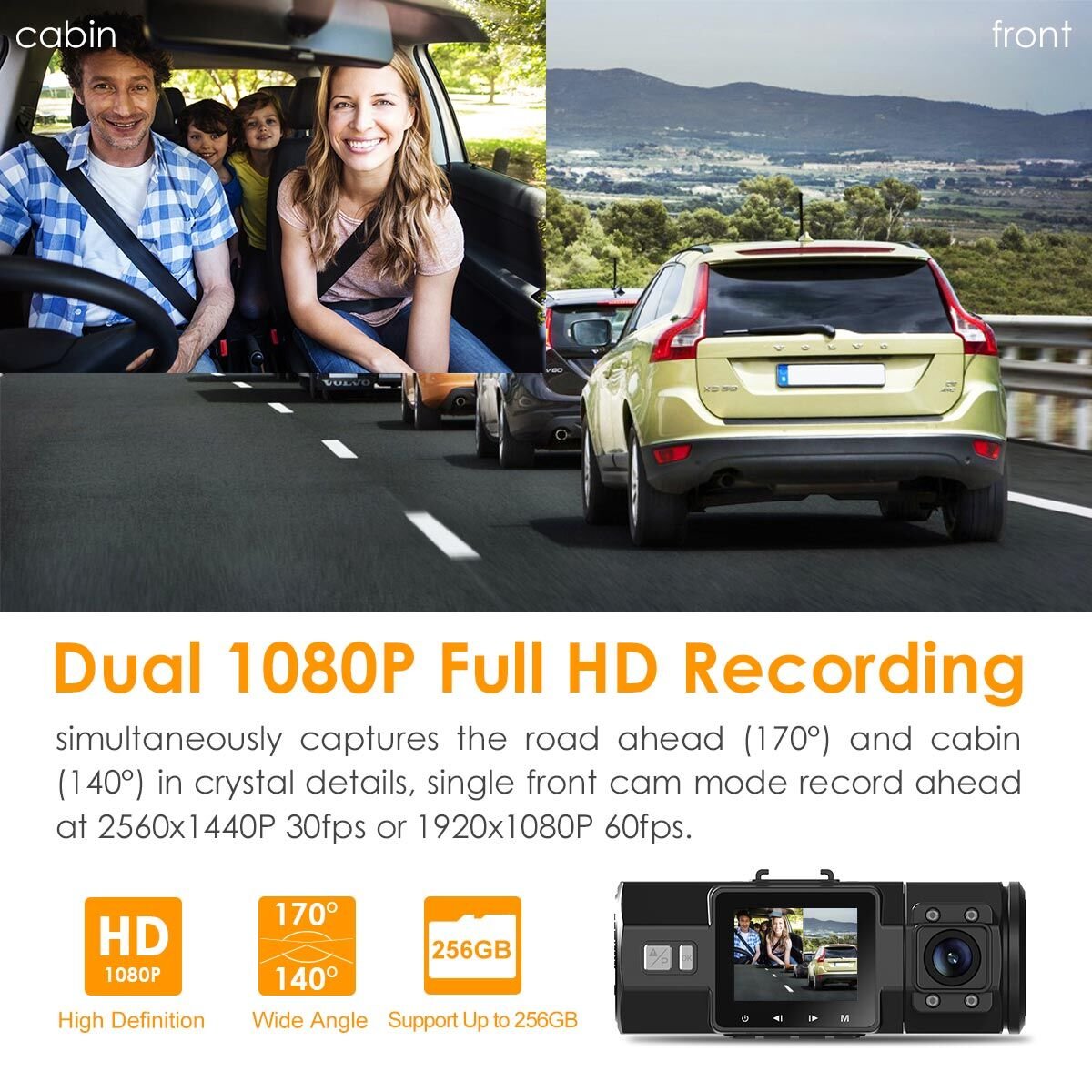 vantrue-ondash-n2-pro-general-berholt-dual-1080p-front-innen-dashcam image 6