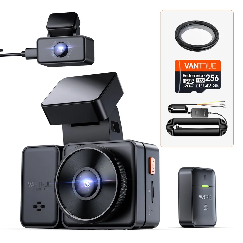 vantrue-element-e2-dashcam-bundle-mit-vp05-hardwire-kit-cpl-256gb-karte image 1