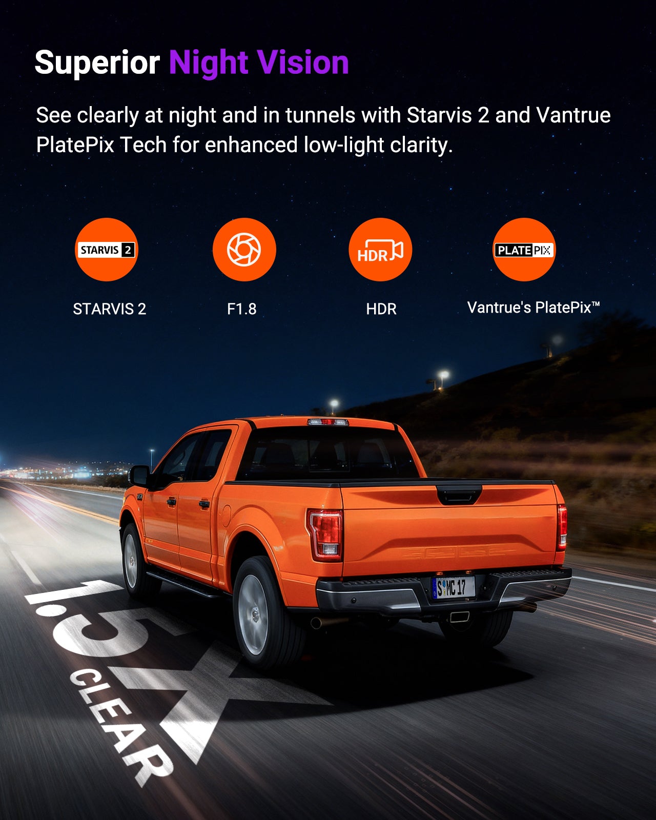vantrue-s1-pro-1ch-dashcam-2-5k-1080p-mit-sony-starvis-2-und-hdr image 2