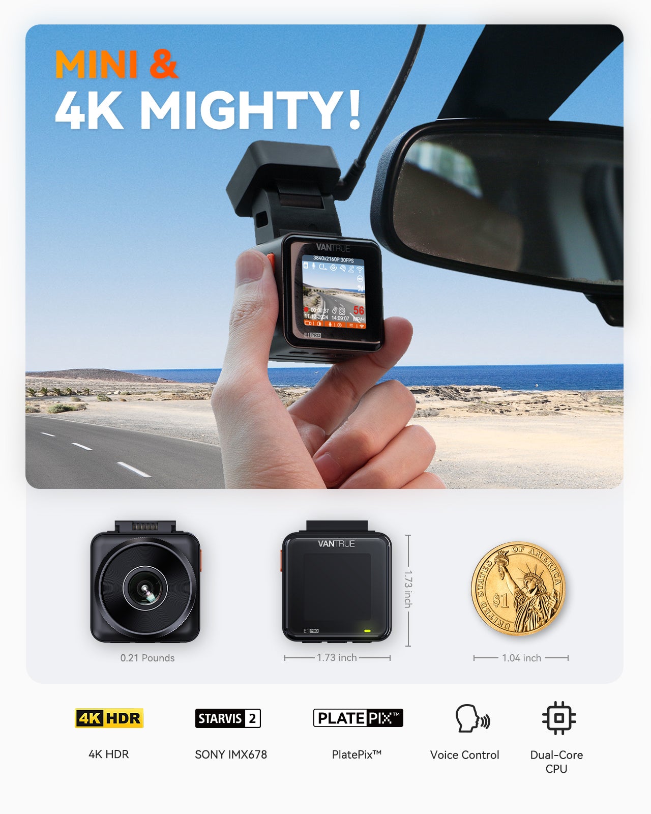 vantrue-element-1-pro-mini-4k-dashcam-mit-sony-starvis-2 image 3