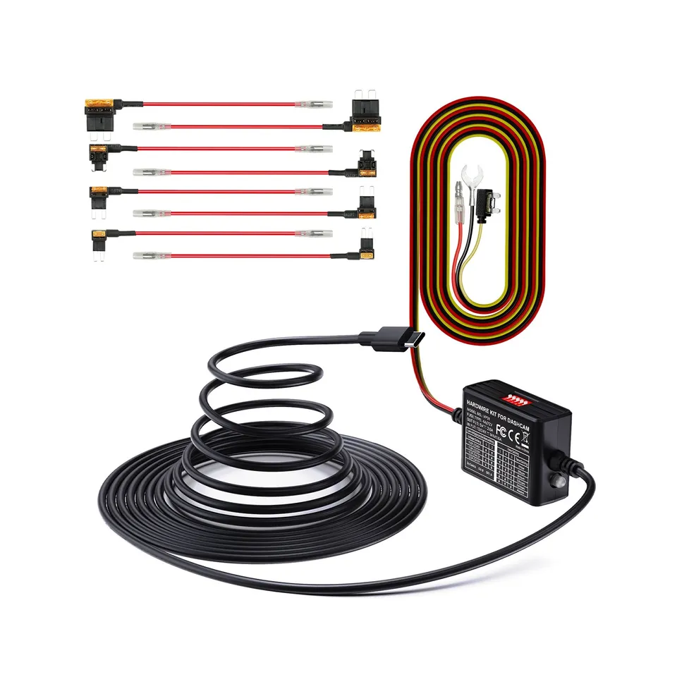 vantrue-3-lead-acc-hardwire-kit-mit-5-stufigem-batterieschutz image 1