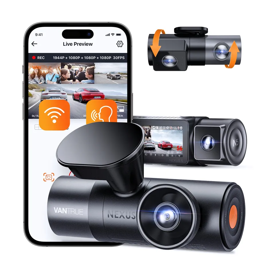 vantrue-nexus-5-n5-4-kanal-dashcam-mit-2-5k-1080p-1080p-1080p-gps-wlan-sprachste image 1