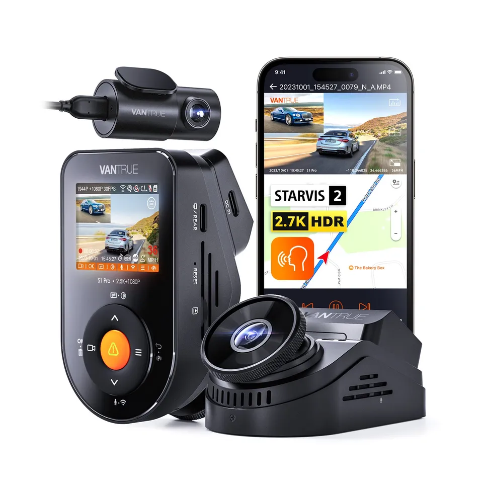 vantrue-sonnet-1-pro-s1-pro-2-kanal-dashcam-2-5k-1080p-mit-sony-starvis-2-und-hd image 1