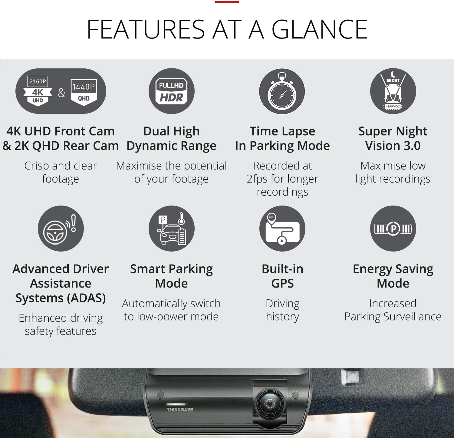thinkware-arc-700-dashcam-4k-front-2k-heck-wlan-gps-64gb image 2