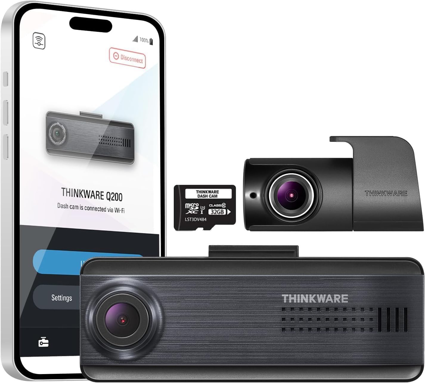 thinkware-q200-2ch-dashcam-2k-qhd-vorn-1080p-hinten-mit-wlan-adas-gps-warnungen- image 1