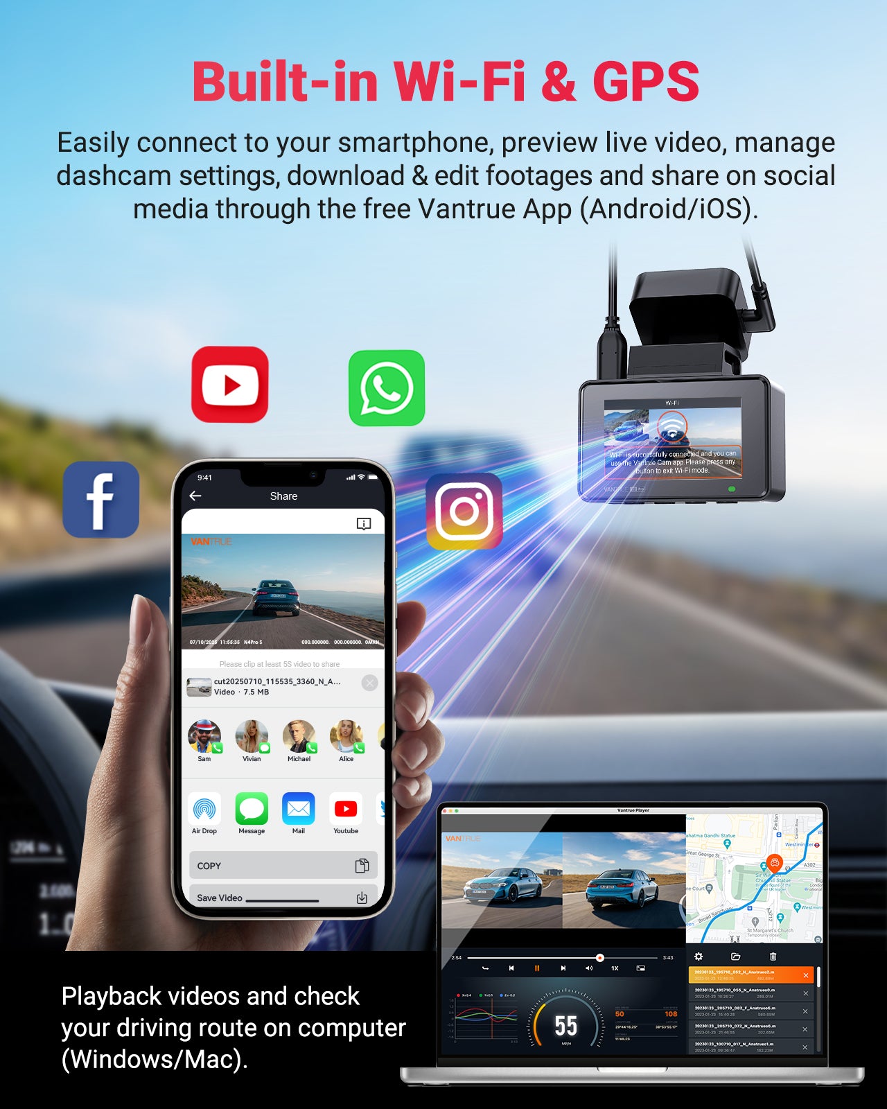 vantrue-element-2-pro-front-rear-dashcam-4k-2k-dual-hdr-park-berwachung image 8