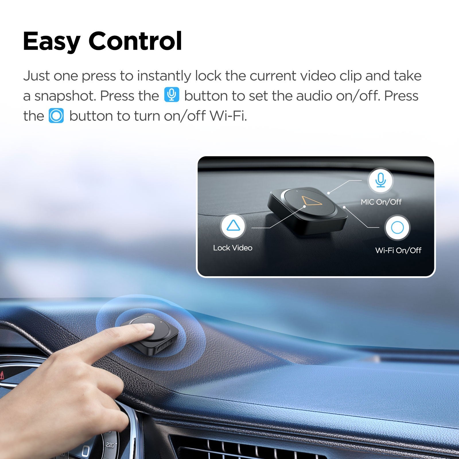 viofo-btr200-bluetooth-fernbedienung-f-r-dashcam image 3
