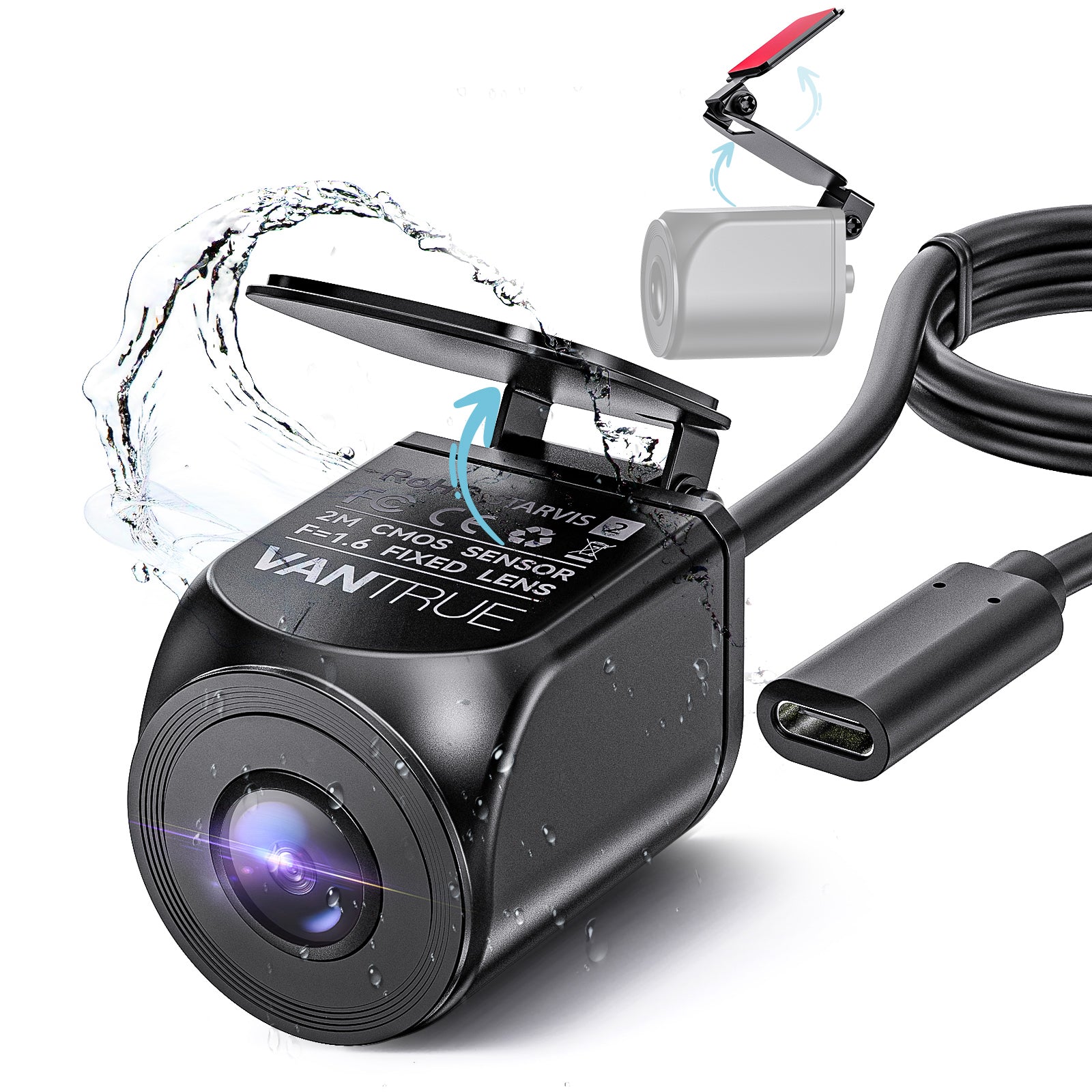vantrue-waterproof-rear-camera-wasserdichte-heckkamera image 2