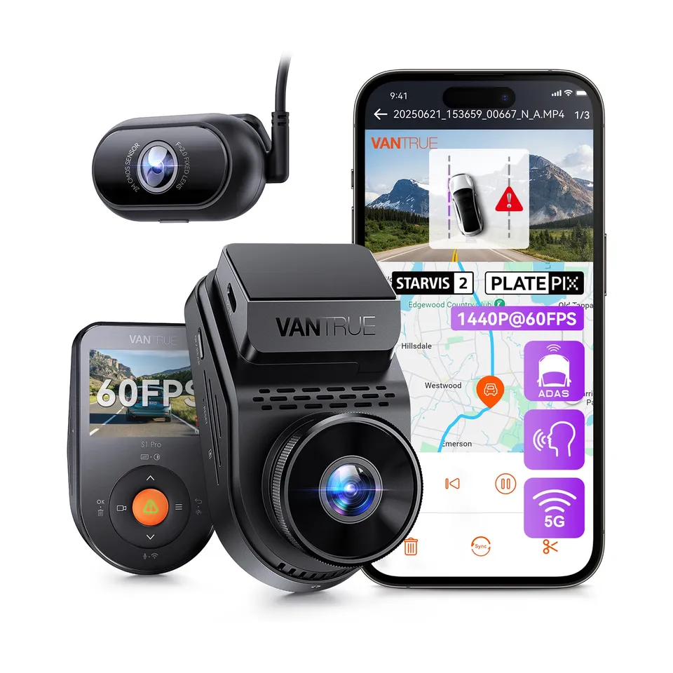 vantrue-s1-pro-dms-1ch-dashcam-2-5k-mit-fahrer-berwachung image 1