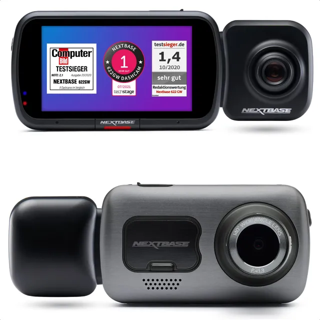 nextbase-622gw-dashcam-4k-vorne-zoom-heckkamera-set image 1