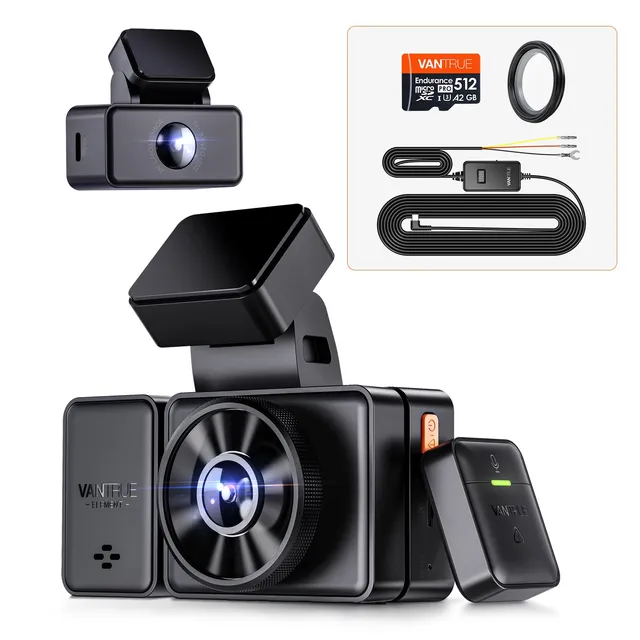 vantrue-e3-3-kanal-dashcam-bundle-mit-vp05-cpl-512gb-karte image 1