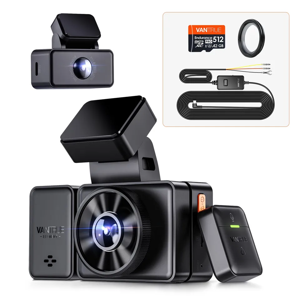 vantrue-e3-3-kanal-dashcam-bundle-mit-vp05-cpl-512gb-karte image 1