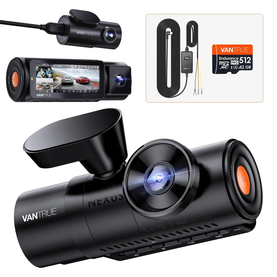 vantrue-n4-pro-3-kanal-dashcam-bundle-mit-vp05-hardwire-kit-512gb-karte image 1
