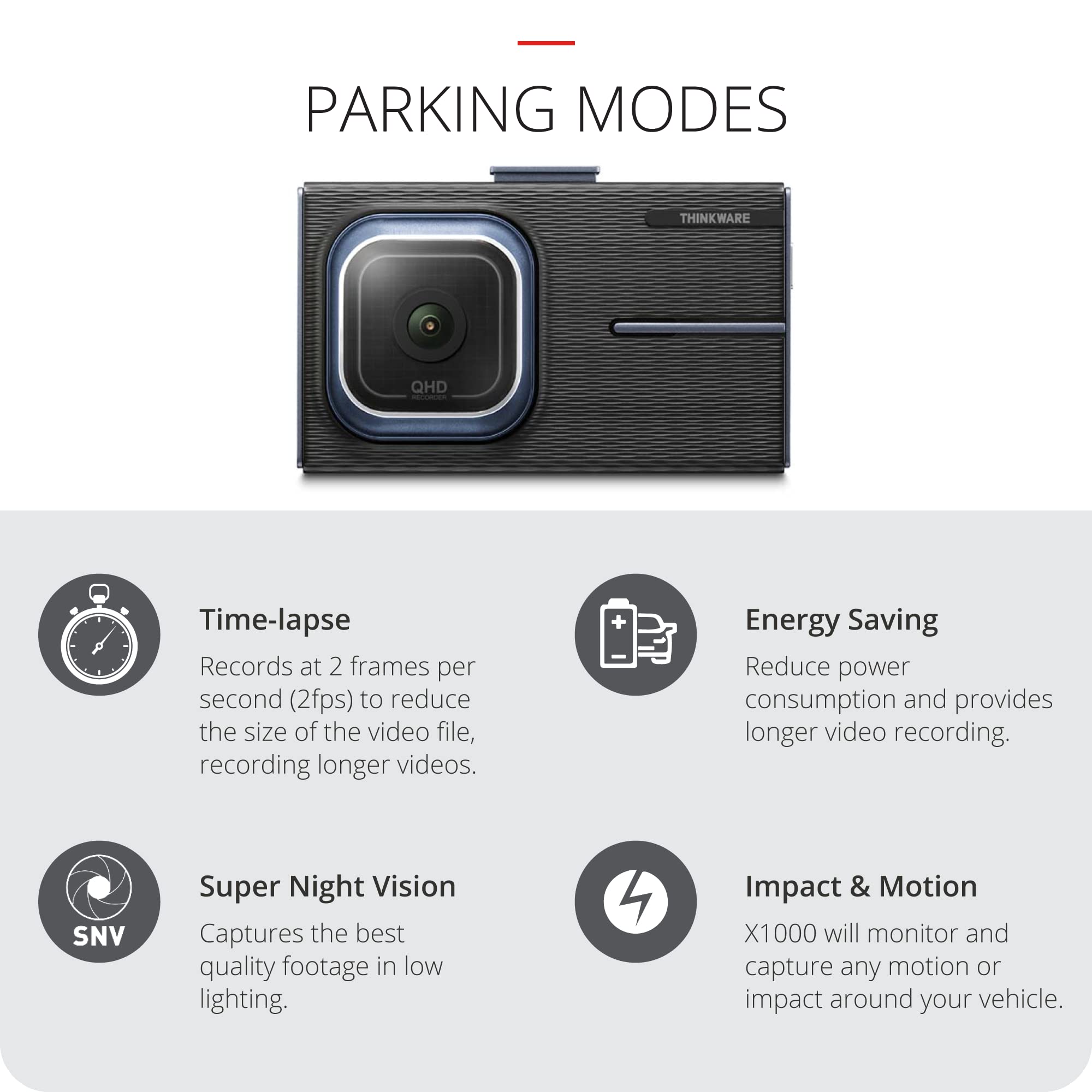 thinkware-x1000-zweikanal-dashcam-2k-qhd-vorn-hinten-mit-gps-parkmodus-nachtsich image 6