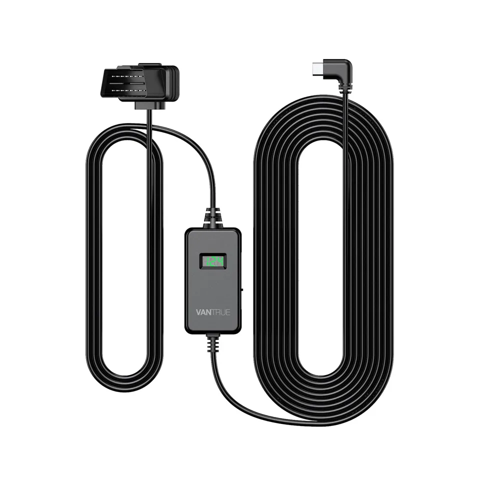 vantrue-obd-kabel-mit-spannungsanzeige-f-r-dashcams-mit-typ-c-usb image 1