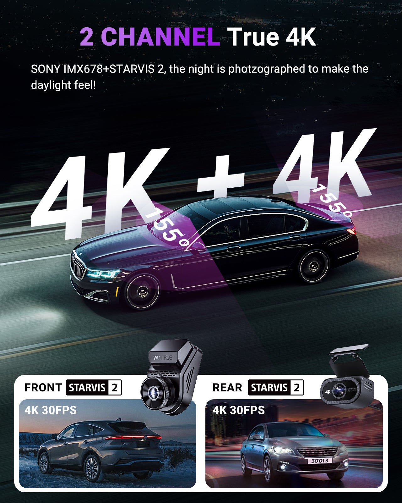 vantrue-s1-pro-max-1ch-dashcam-dual-4k-sony-starvis-2-hdr-155 image 3
