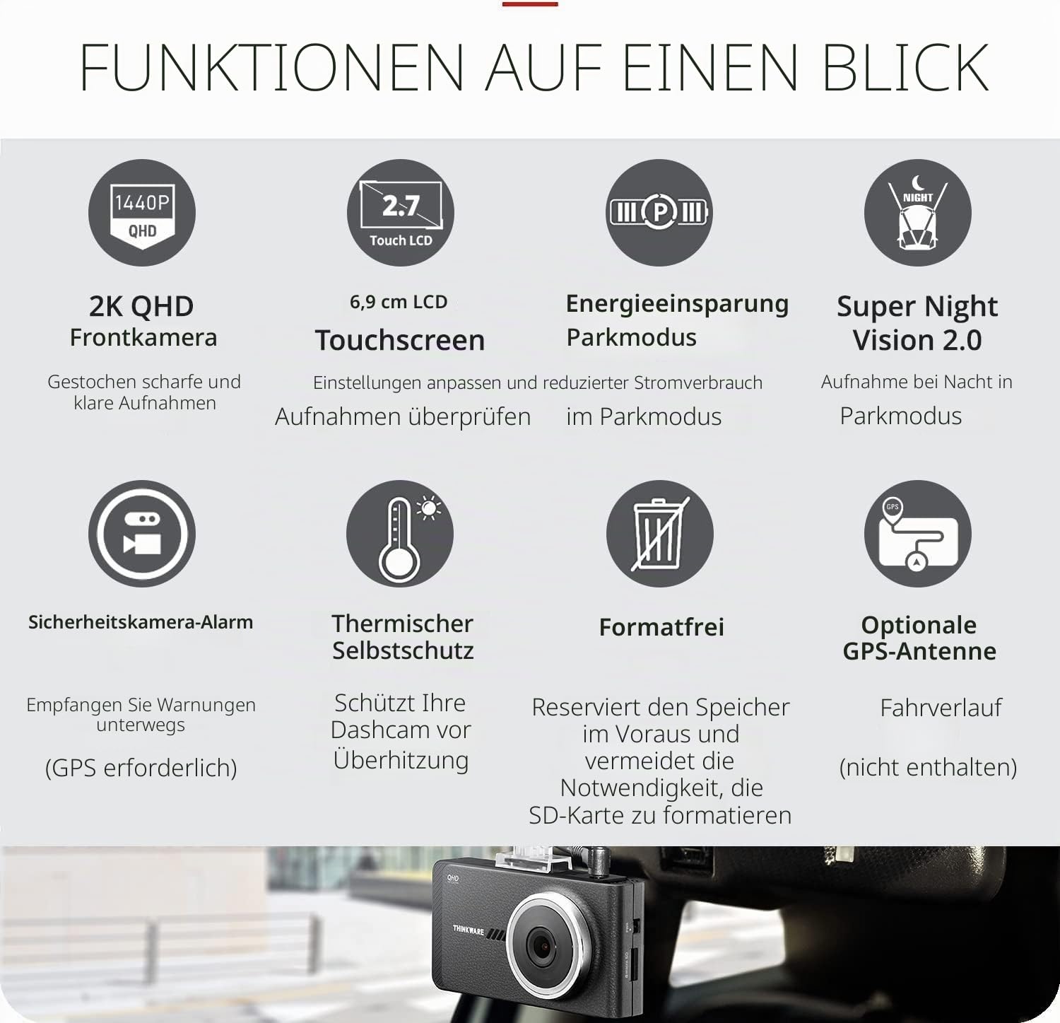 thinkware-x800-2k-qhd-dashcam-front-32gb-touch-150 image 2