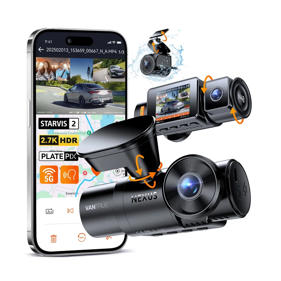 vantrue-nexus-4s-n4s-3-kanal-dashcam-2-7k-2-5k-mit-hdr-gps-und-park-berwachung image 1