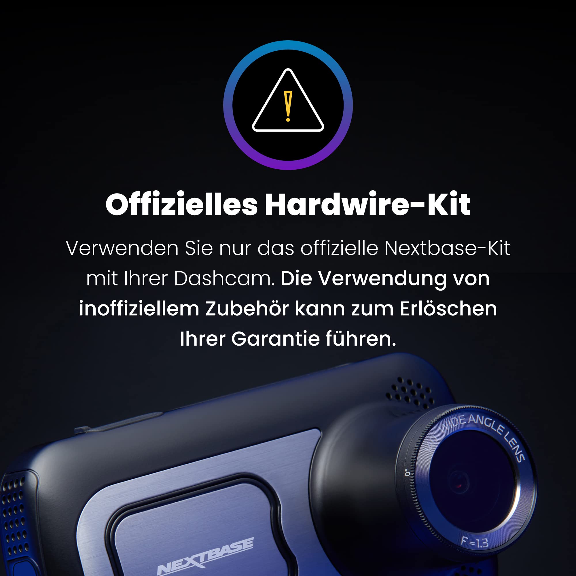 nextbase-serie-2-dashcam-hardwire-kit-festeinbau-kabel-5m-mini-usb-12-24v image 3