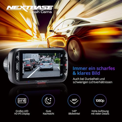 nextbase-222x-dashcam-auto-vorne-hinten-1080p-mit-32gb-microsd image 8