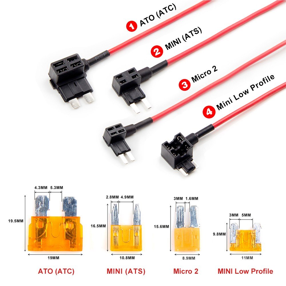 viofo-sicherungsadapter-fuse-tap-set-8-teilig-ato-mini-micro2 image 2