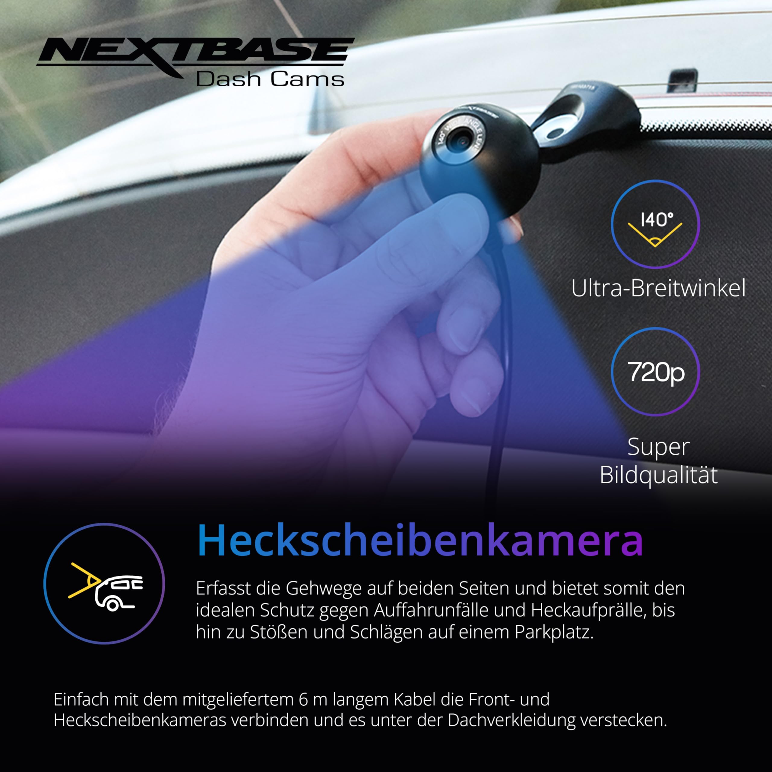 nextbase-222xr-dashcam-vorne-hinten-1080p-hd-park-berwachung image 6