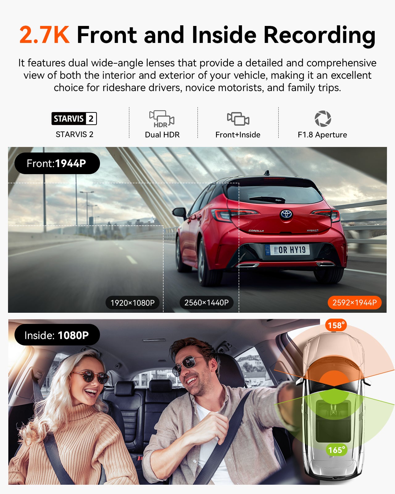 vantrue-nexus-2x-2-kanal-dashcam-2-7k-1080p-mit-sony-starvis-2-und-hdr image 3