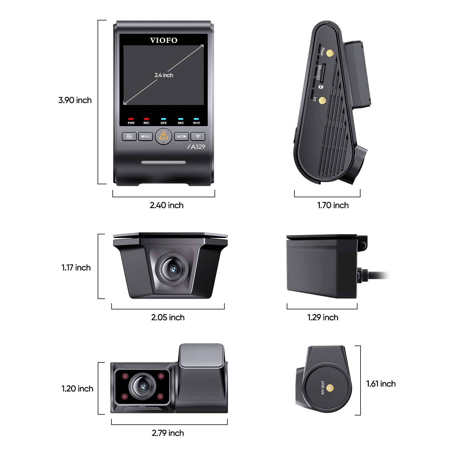viofo-a329sw-3ch-4k-front-2k-rear-wasserdicht-2k-fisheye-innen-starvis-2-hdr image 5