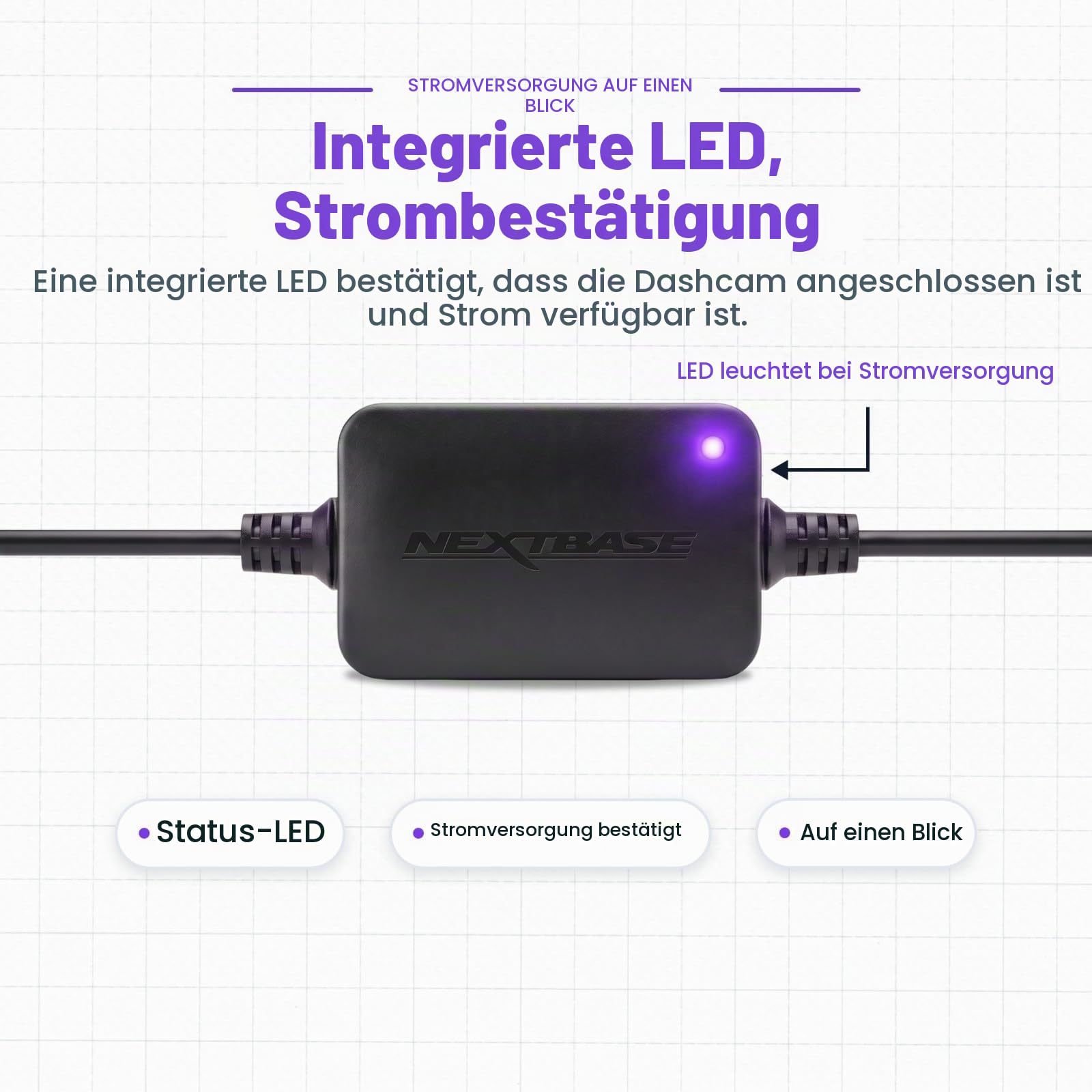 nextbase-obd-hardwire-kit-5m-festverkabelung-f-r-series-2-dashcams-122-222-322gw image 5
