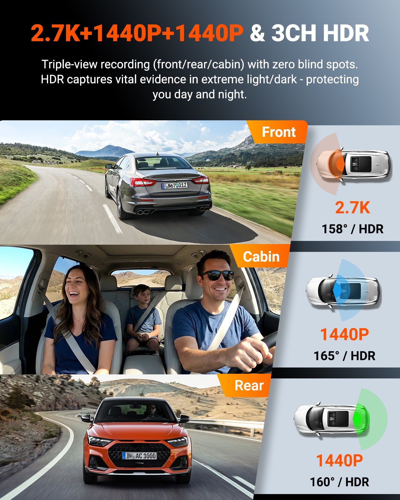 vantrue-nexus-4s-n4s-3-kanal-dashcam-2-7k-2-5k-mit-hdr-gps-und-park-berwachung image 2