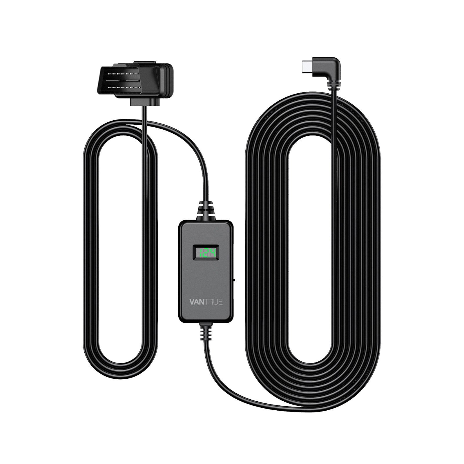 vantrue-obd-kabel-mit-spannungsanzeige-f-r-dashcams-mit-typ-c-usb image 1