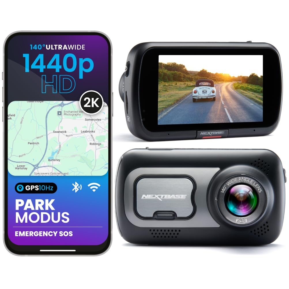 nextbase-522gw-dashcam-auto-vorne-1440p-mit-parkmodus-und-nachtsicht image 1