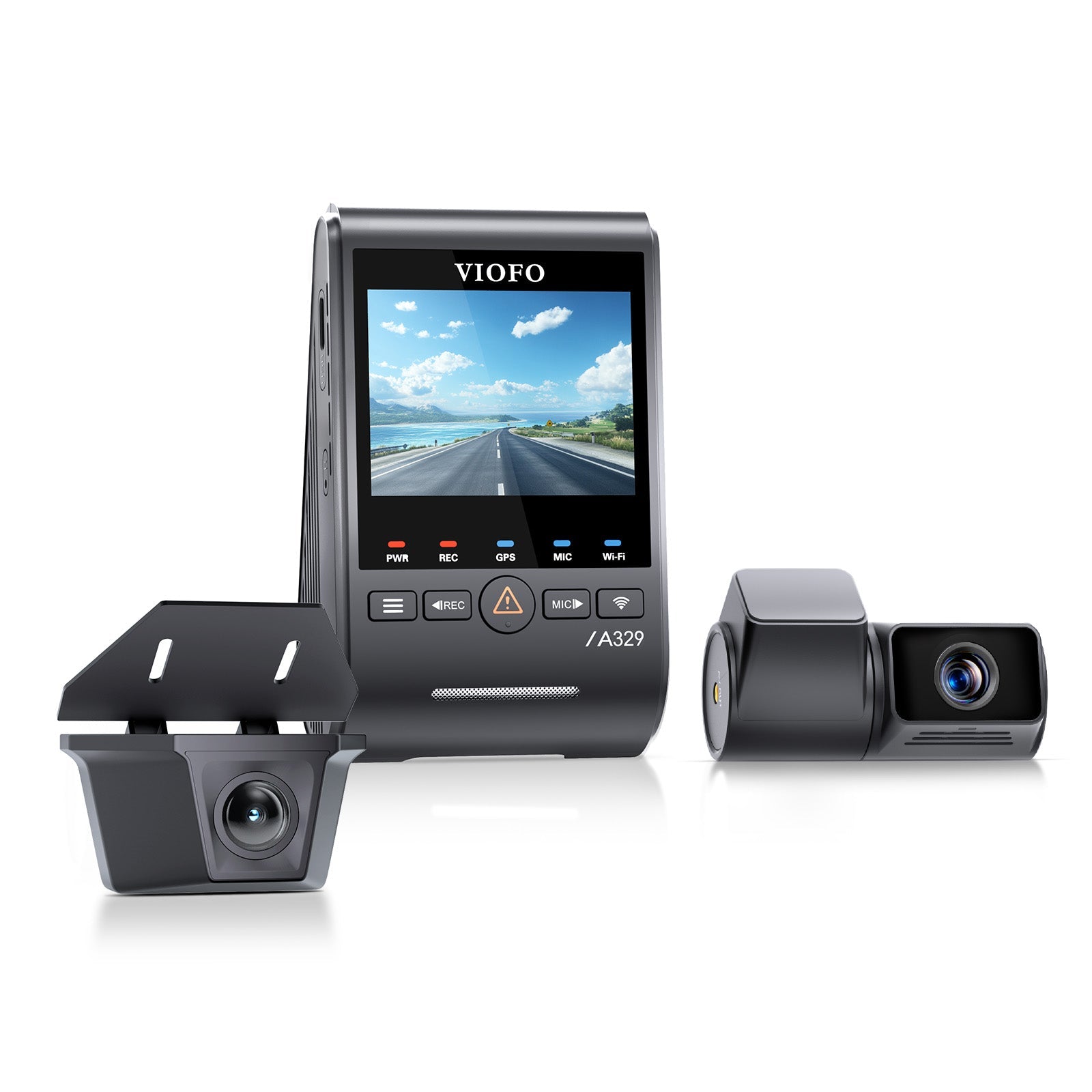 viofo-a329tw-3ch-dashcam-4k-front-2k-telefoto-2k-wasserdicht-heck image 3
