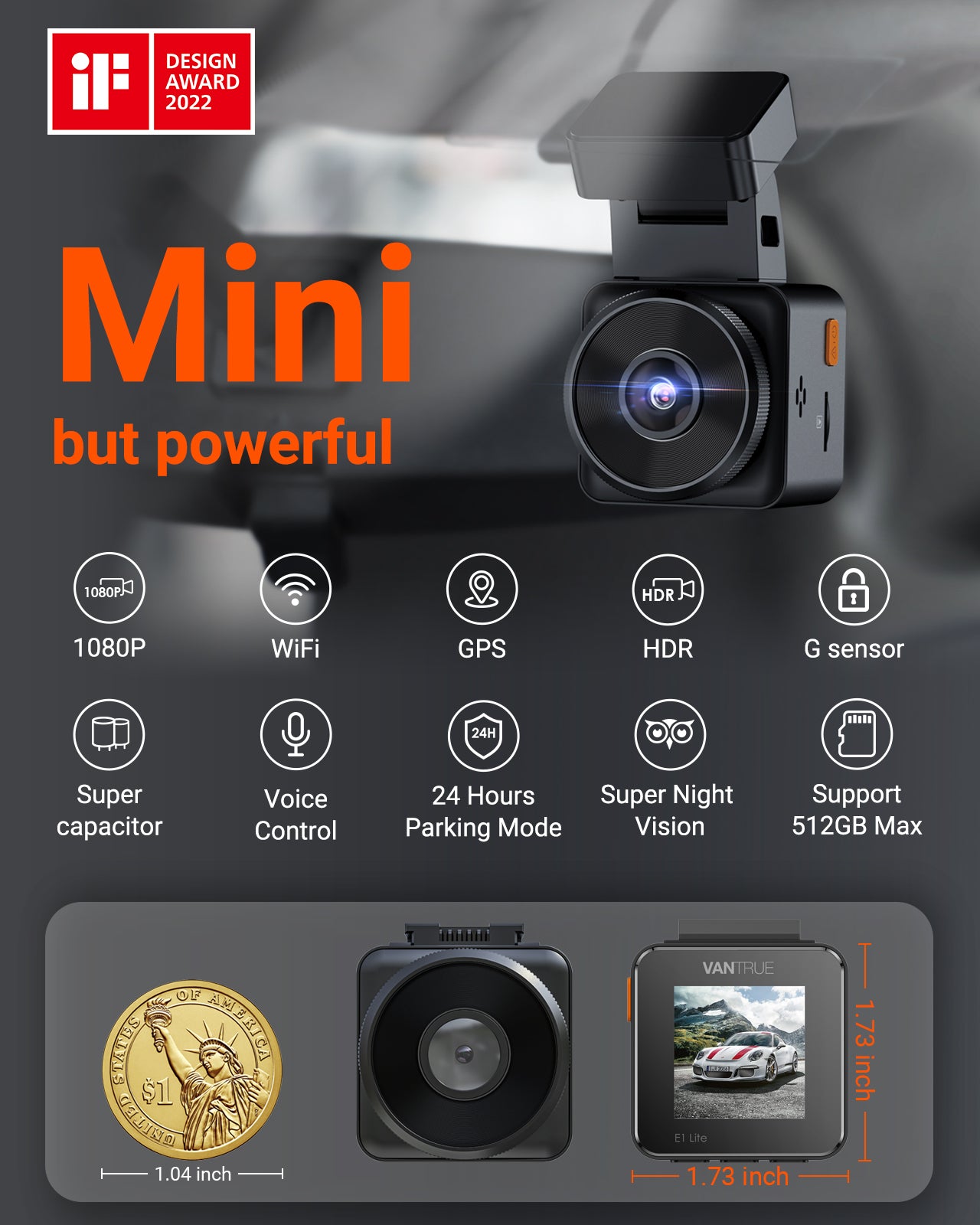 vantrue-element-1-lite-cube-dashcam-1080p-mit-gps-wifi-und-hdr image 4