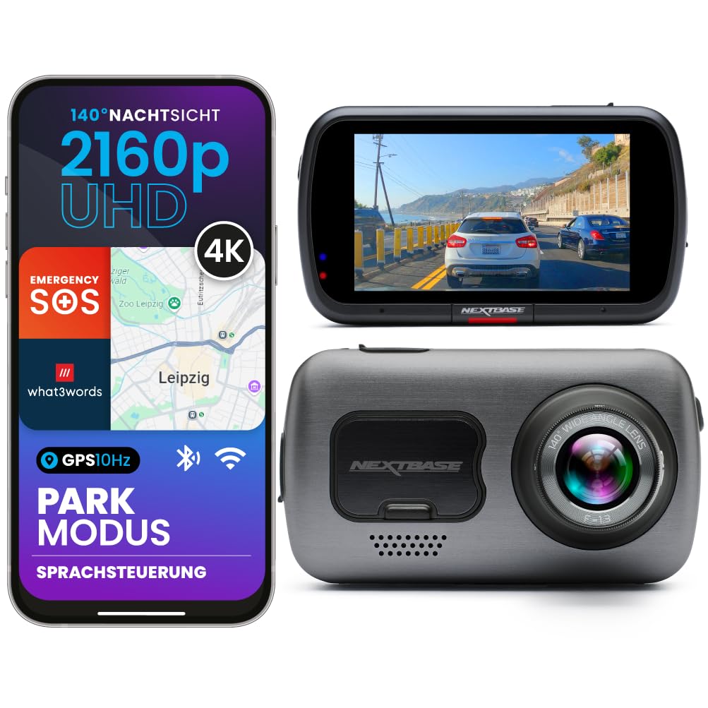 nextbase-622gw-dashcam-4k-2160p-mit-parkmodus-24-7-und-nachtsicht-pro image 1