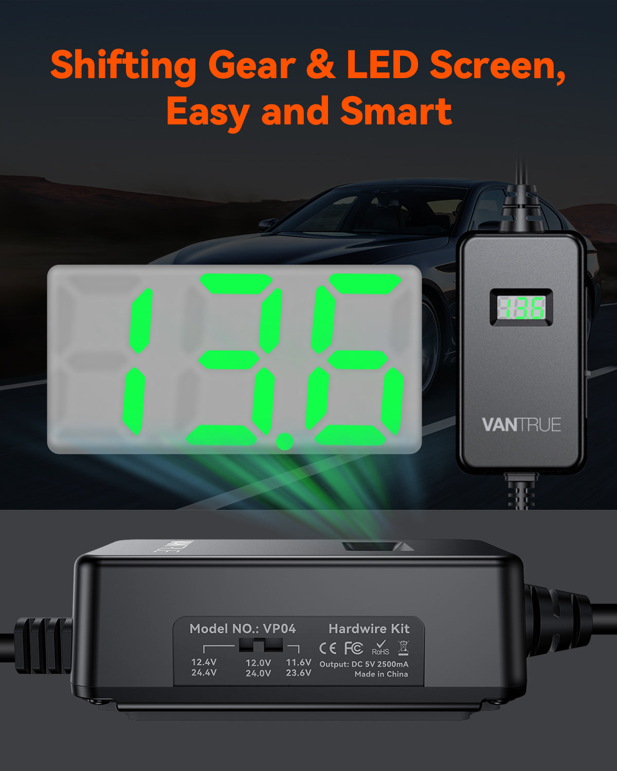 vantrue-obd-kabel-mit-spannungsanzeige-f-r-dashcams-mit-typ-c-usb image 6