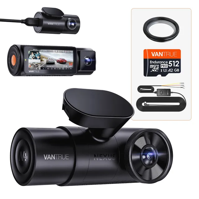 vantrue-n4-pro-bundle-dashcam-mit-vp05-hardwire-kit-cpl-512gb image 1