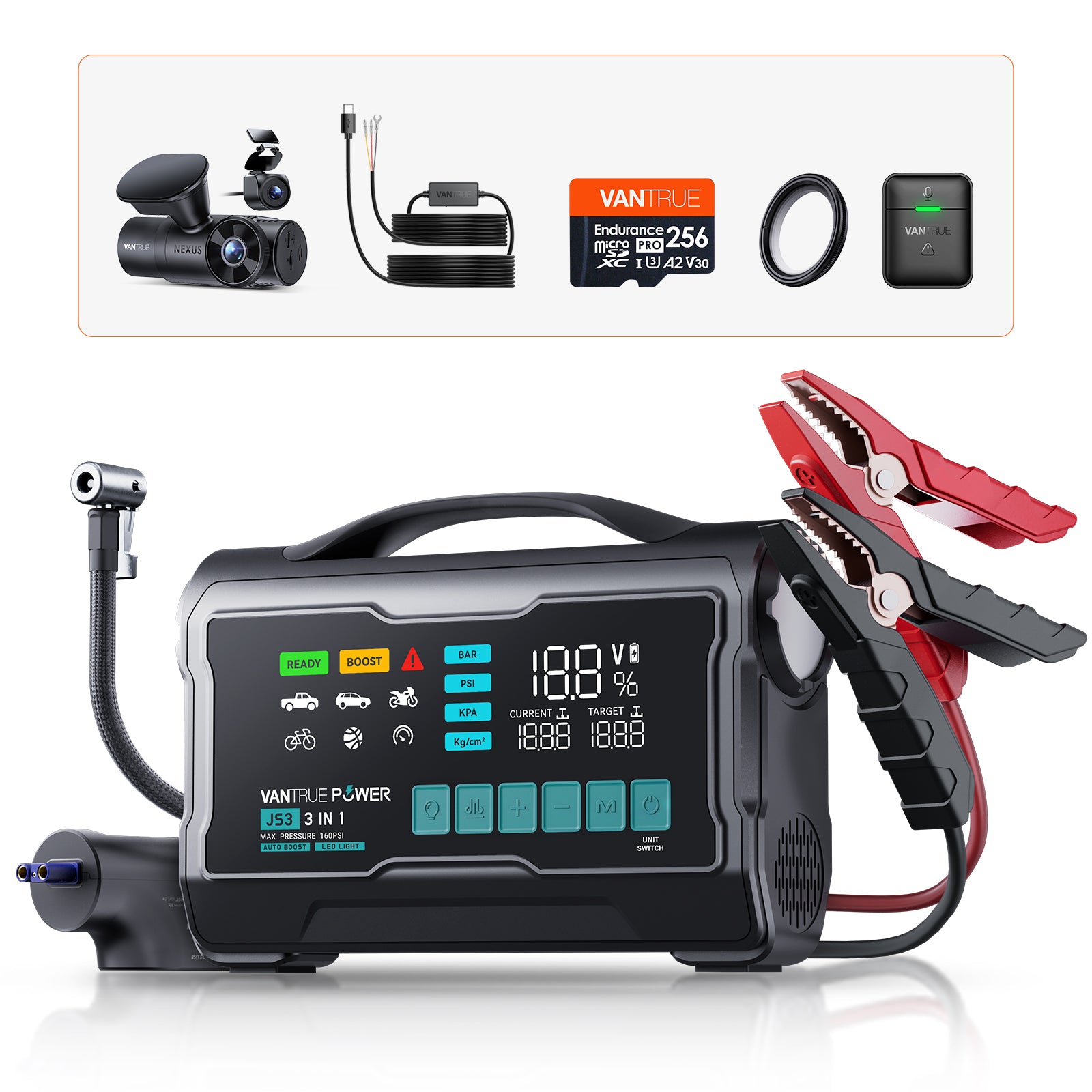 vantrue-n4s-3-kanal-dashcam-js3-starthilfe-bundle-mit-256gb-cpl-und-fernbedienun image 1