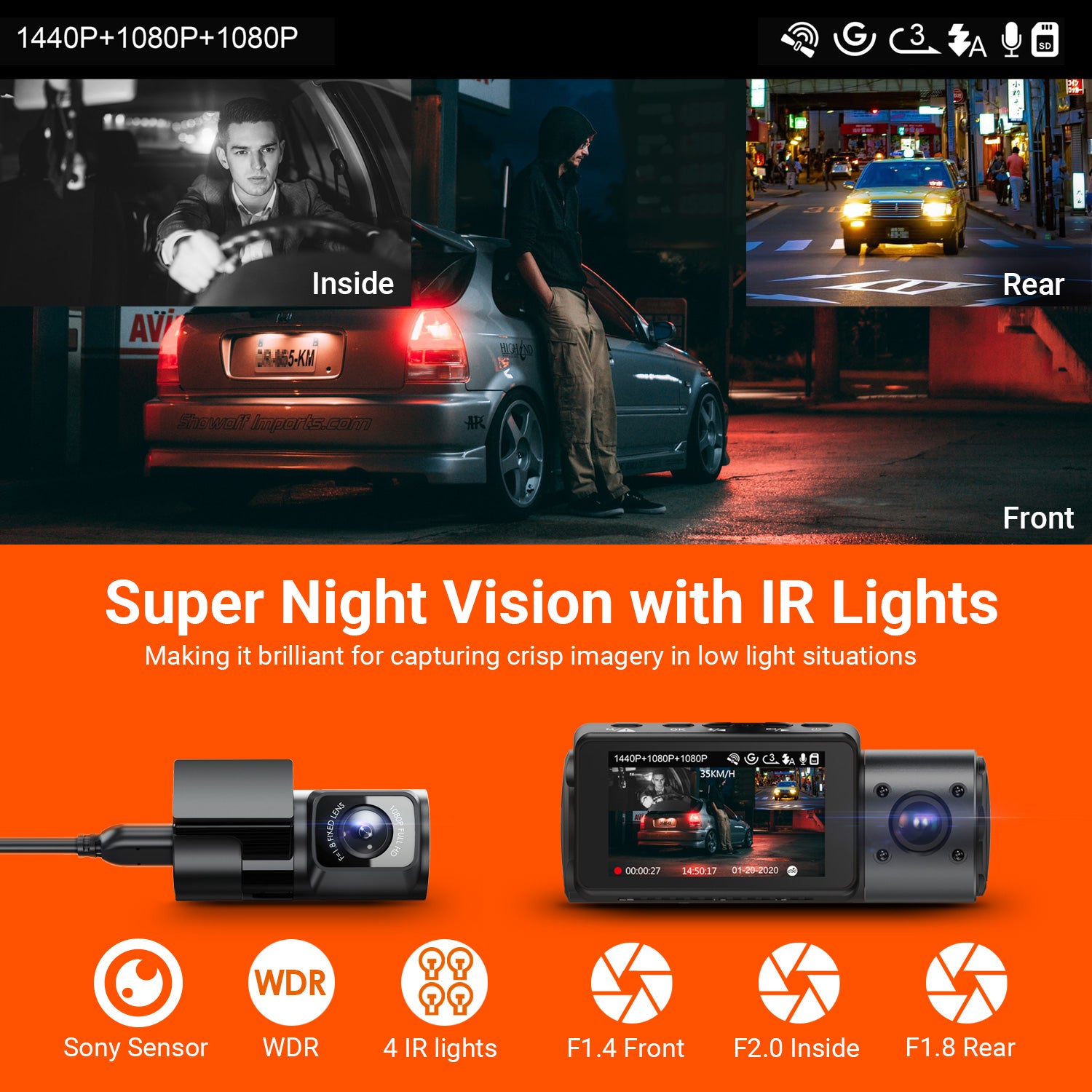 vantrue-ondash-n4-3-kanal-dashcam-4k-vorne-innen-hinten image 7