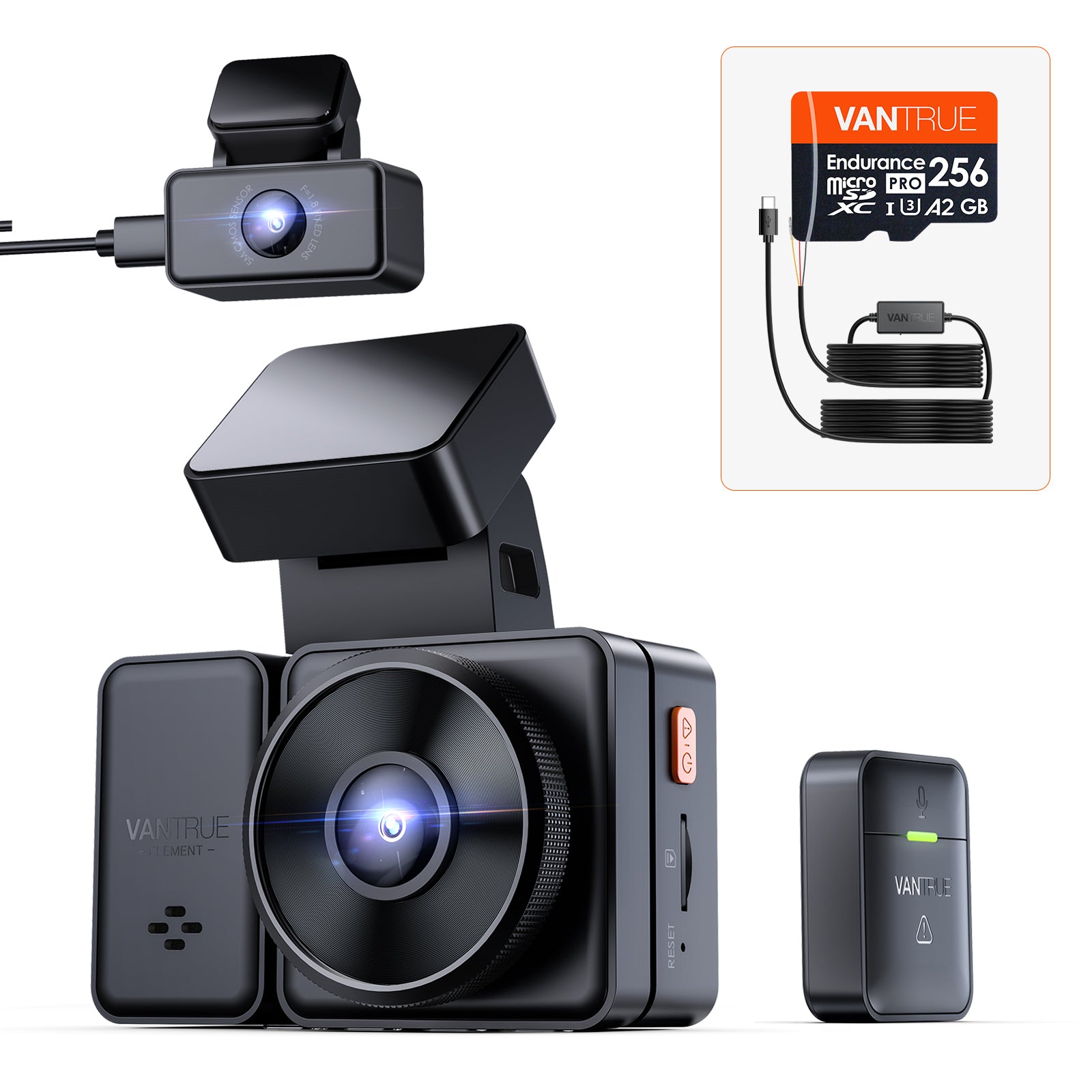 vantrue-e2-dashcam-bundle-mit-hardwire-kit-und-256gb-speicherkarte image 1