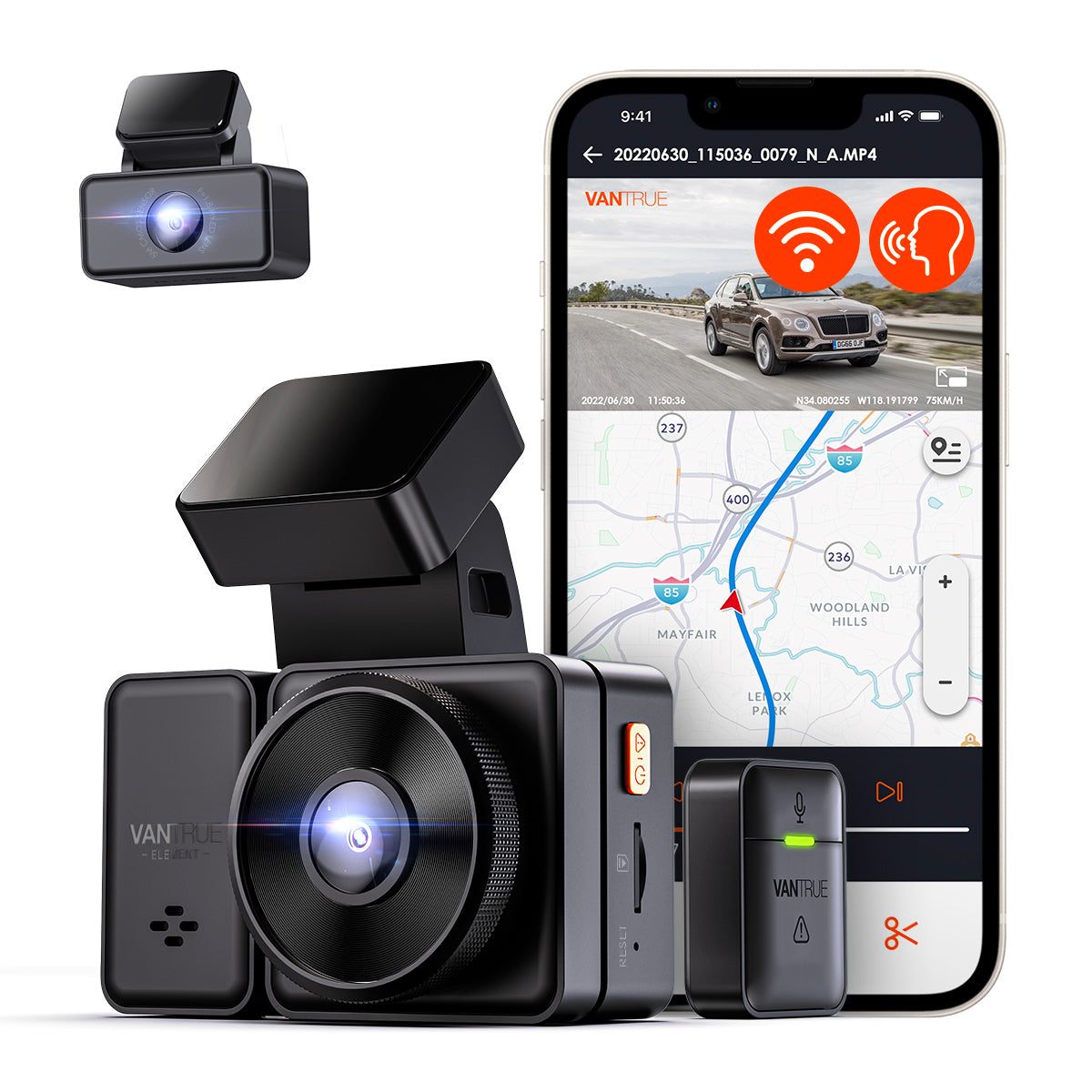vantrue-element-2-front-und-heck-dashcam-1944p-1944p-general-berholt image 3